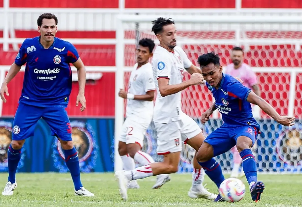 Streaming pertandingan Malut United vs Arema FC di pekan 25 Liga 1 2024-25. (Foto: Instagram/@aremafcofficial)