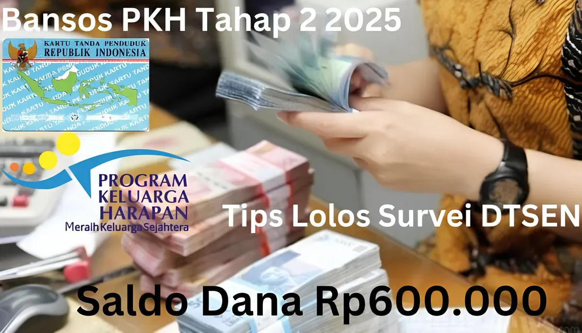 NIK e-KTP atas nama Anda bisa diveriifikasi menerima saldo dana Rp600.000 dari bansos PKH tahap 2 2025 jika telah lolos survei DTSEN. (Sumber: Poskota/Gabriel Omar Batistuta)