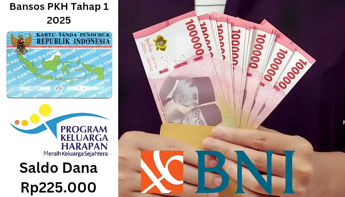 NIK e-KTP atas nama ni sudah menerima saldo dana Rp225.000 dari subsidi bansos PKH tahap 1 2025 melalui Rekening BNI. (Sumber: Poskota/Gabriel Omar Batistuta)