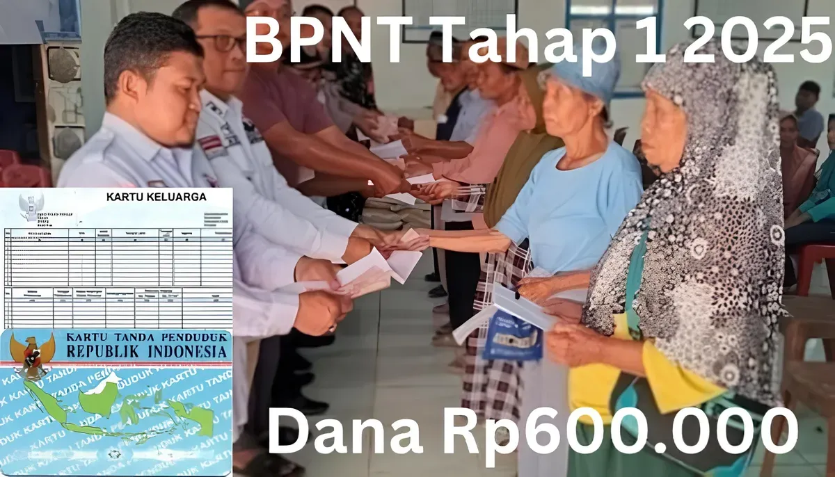 NIK KTP dan KK atas kepemilikan nama Anda valid menjadi penerima dana Rp600.000 dari BPNT tahap 1 2025 via Rekening BRI, BNI, BSI dan Bank Mandiri. (Sumber: Poskota/Gabriel Omar Batistuta)