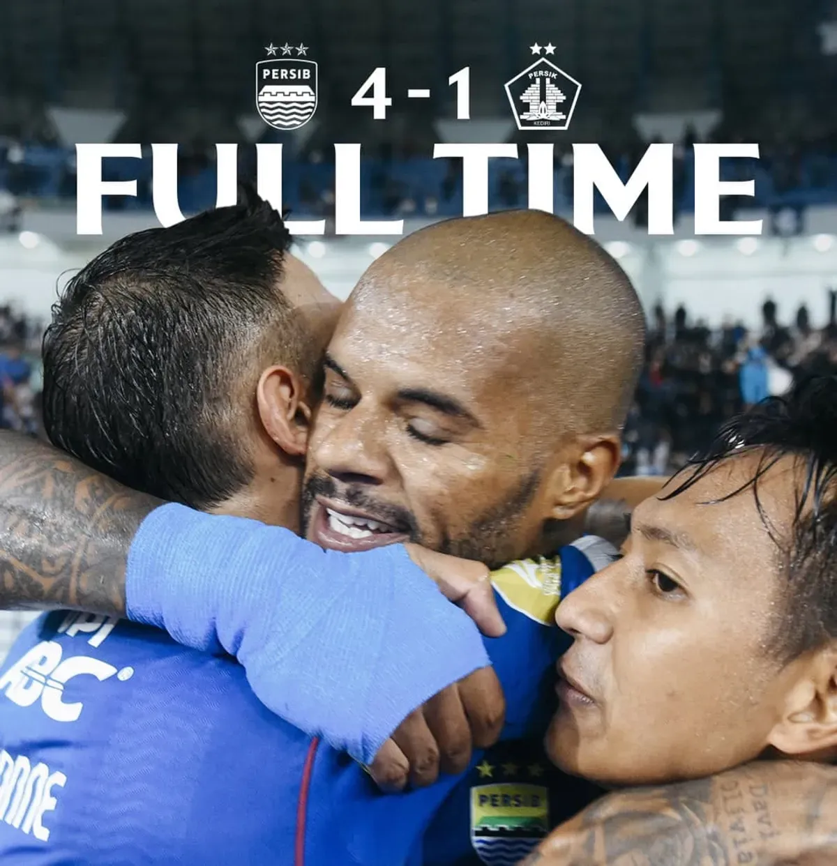 Persib Bandung kembali membuktikan dominasinya di Liga 1 2024/2025 dengan kemenangan telak 4-1 atas Persik Kediri dalam laga pekan ke-26 di Stadion Gelora Bandung Lautan Api (GBLA) pada Rabu, 5 Maret 2025. (Sumber: Instagram Persib)