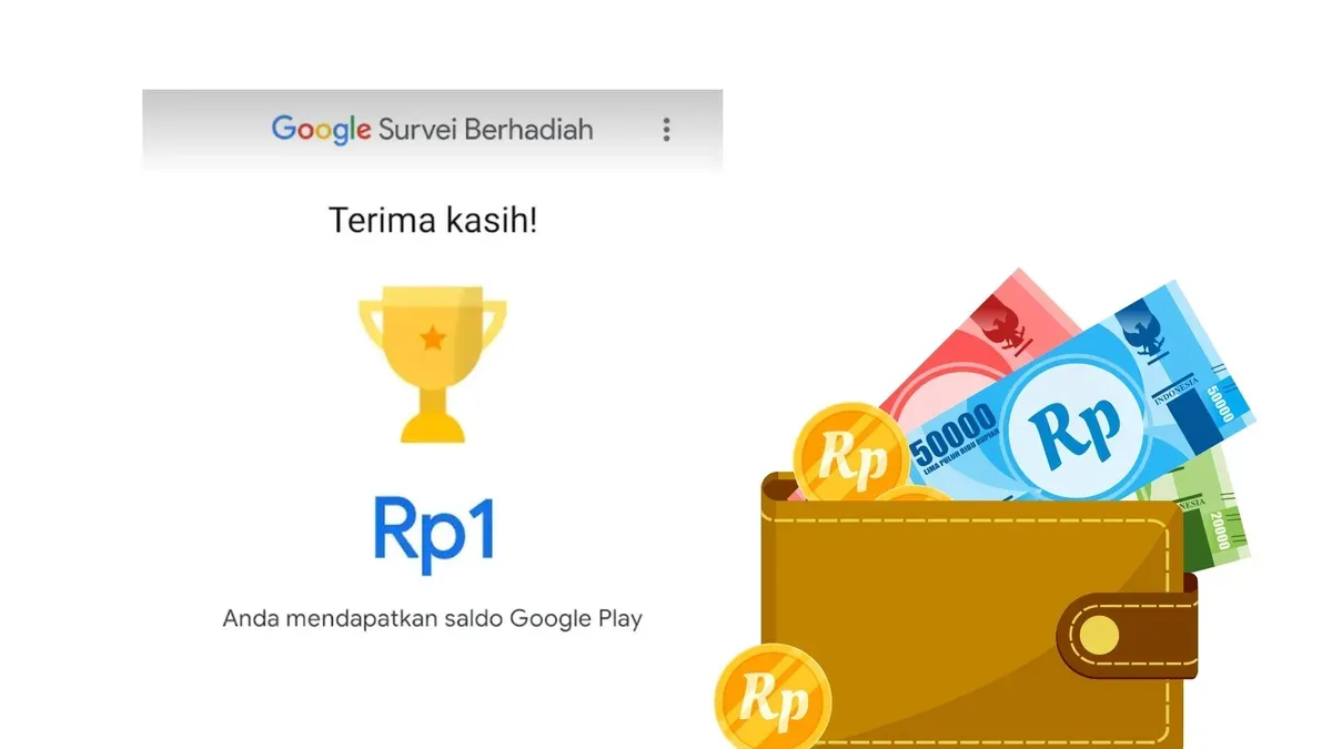 Dapatkan saldo DANA gratis Rp13.300 dari google, dengan cara mainkan aplikasi penghasil uang ini. (Canva)