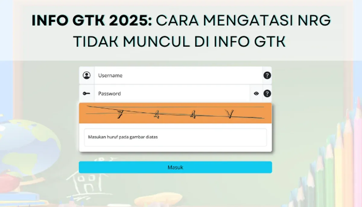 Cara cek info GTK 2025, untuk mengatasi permasalahan tidak munculnya NRG. (Sumber: Poskota/Aldi Harlanda Irawan)