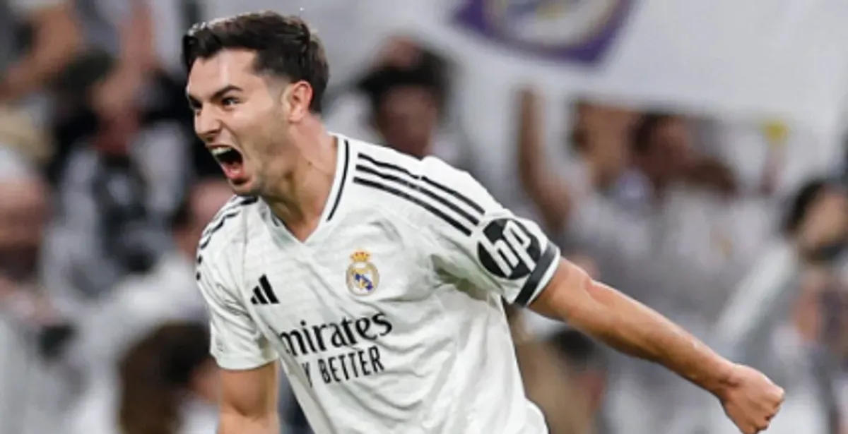 Brahim Diaz mencetak gol penentu untuk kemenangan 2-1 Los Blancos atas sang rival di Stadion Santiago Bernabeu. (Sumber: Instagram/@realmadrid)