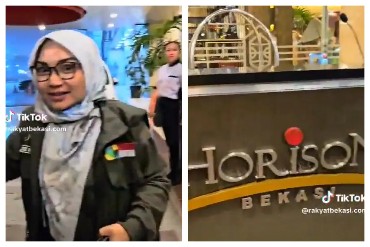 Video viral memperlihatkan Wali Kota Bekasi, Tri Adhianto, beserta keluarganya memilih untuk mengungsi ke hotel mewah setelah rumahnya ikut terendam banjir.  (Sumber: Tangkapan Layar/@Mdy_Asmara1701)