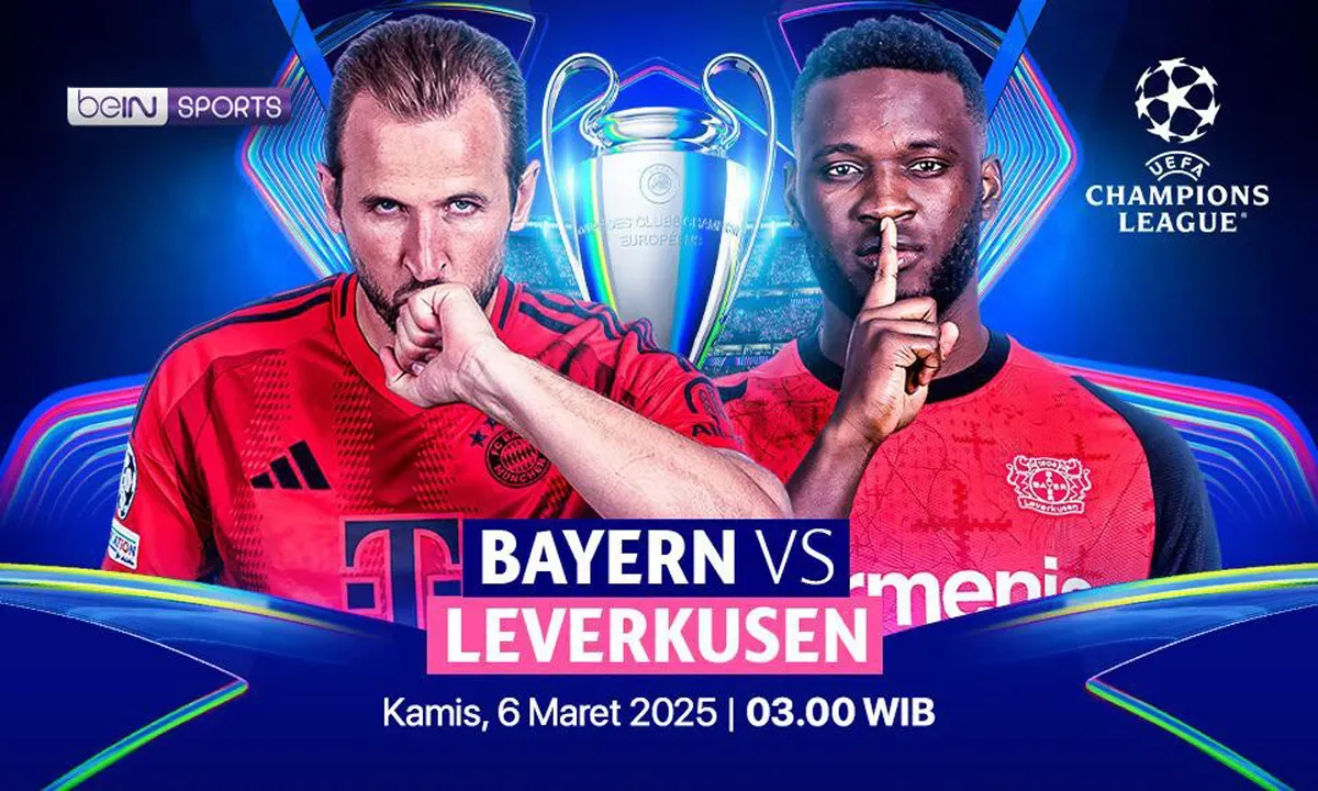 Link live streaming Bayern Munchen vs Bayer Leverkusen di leg pertama 16 besar Liga Champions. (Sumber: Vidio)