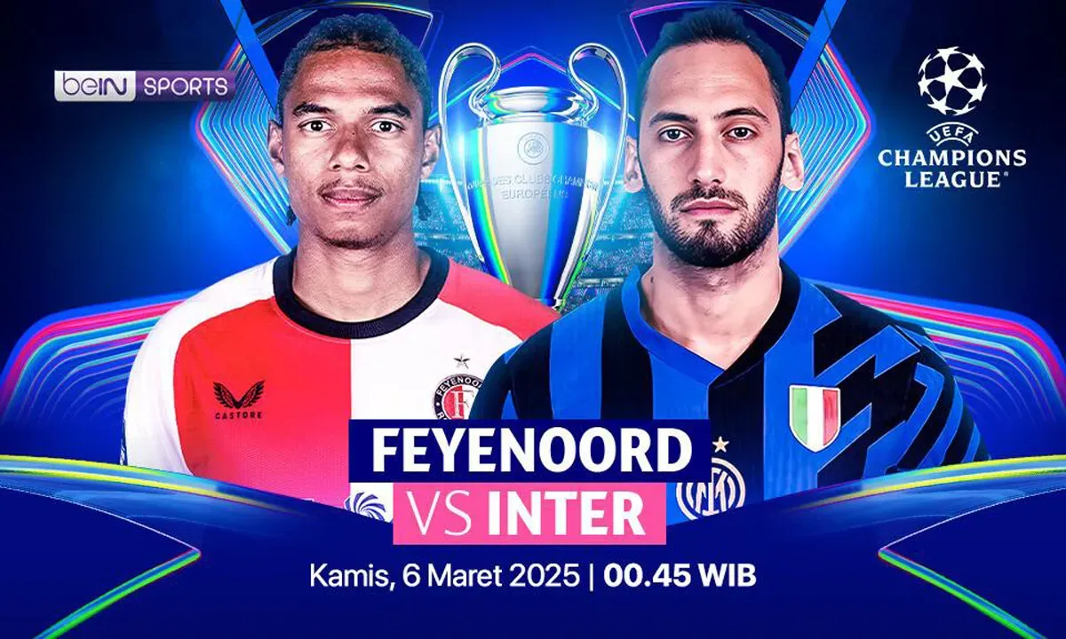 Link live streaming Feyenoord vs Inter Milan. (Sumber: Vidio)