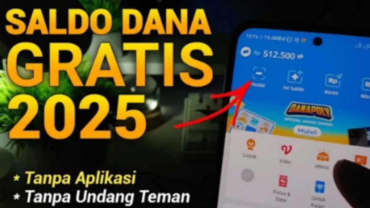 Klaim saldo DANA gratis khusus pengguna baru Rp30.000 tanpa modal, tanpa aplikasi penghasil uang, dan tanpa perlu undang teman. (Sumber: YouTube/Peluang Jutawan)