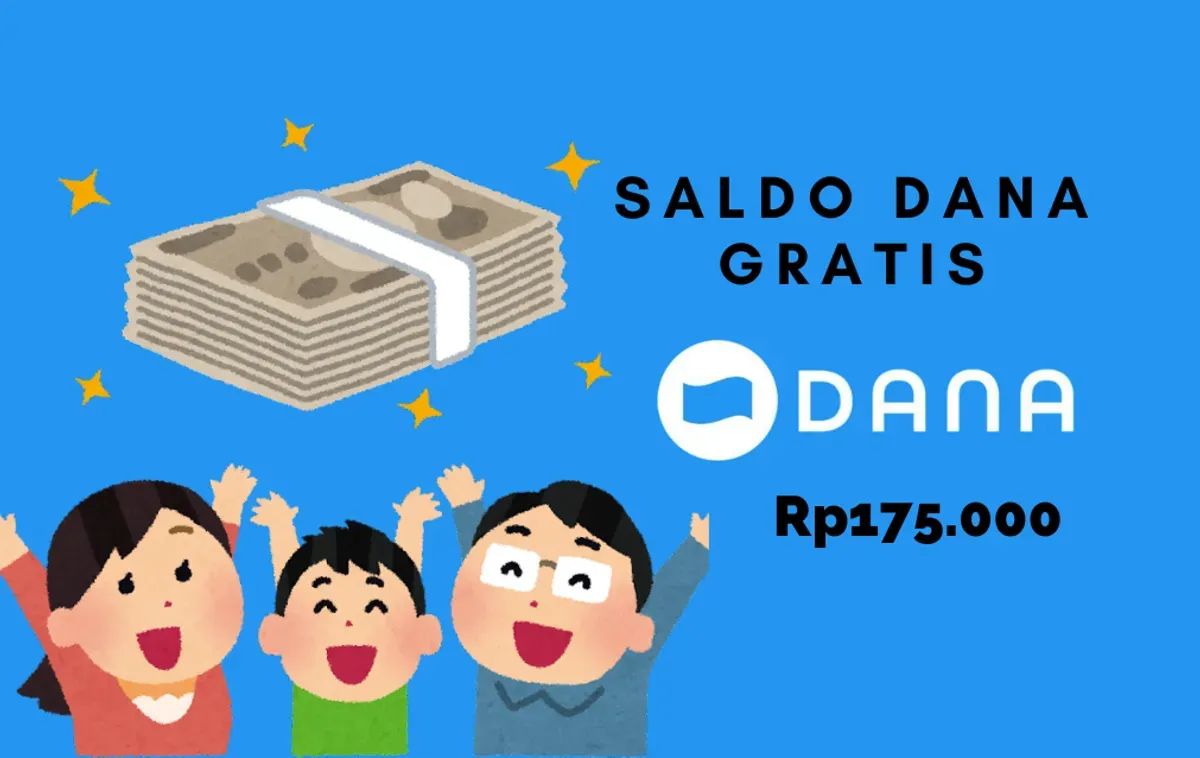 Aplikasi penghasil uang tercepat menawarkan bonus saldo DANA gratis hingga Rp175.000 ke dompet elektronik kamu. (Sumber: Poskota/Mutia Dheza Cantika)