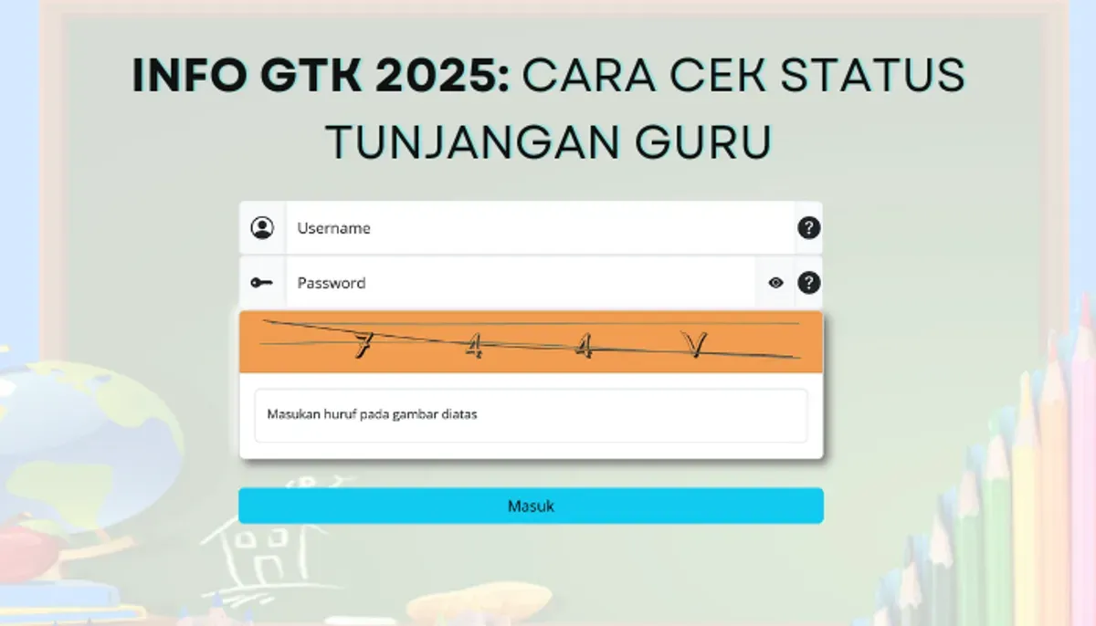 Cara cek status tunjangan dan sertifikasi guru melalui Info GTK 2025. (Sumber: Poskota/Aldi Harlanda Irawan)