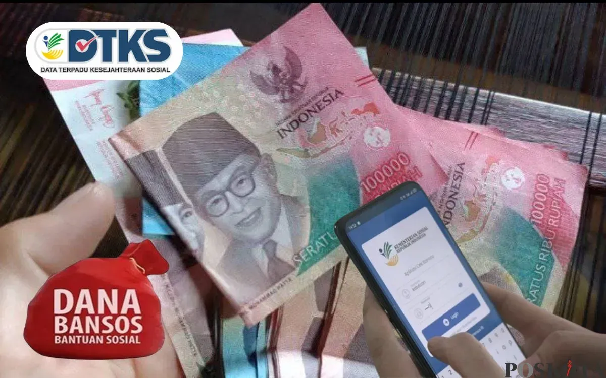 Pemerintah kembali mencairkan 5 jenis bansos menjelang Lebaran 2025. (Sumber: Poskota/Faiz)