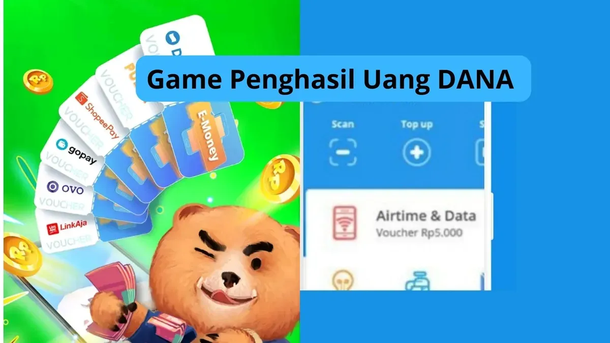 Game penghasil uang DANA menghasilkan saldo gratis melalui dompet digital. (Game Mager)