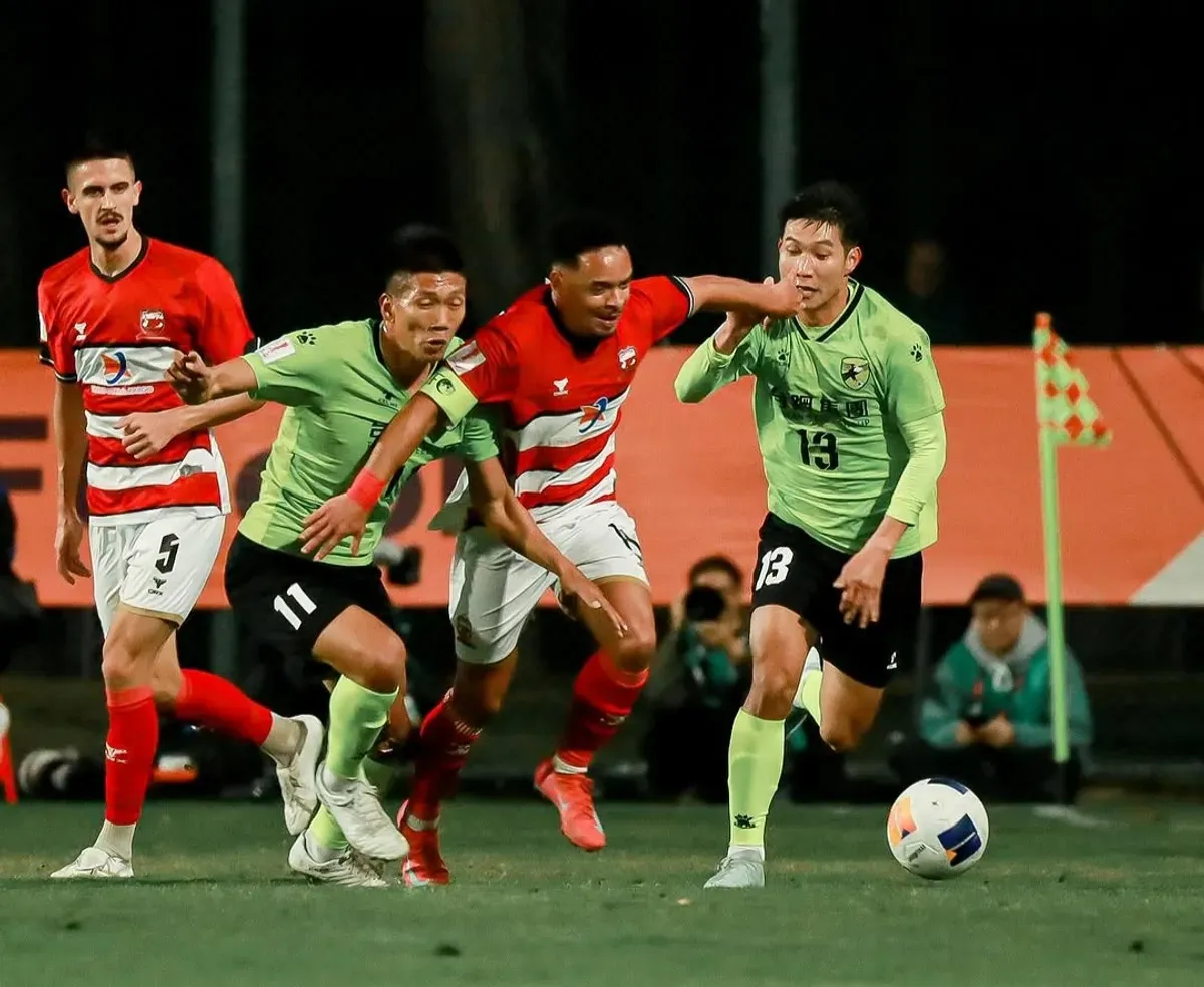 Jadwal siaran langsung Madura United vs Tainan City FCdi leg kedua perempat fina AFC Challenge League 2024-25. (Foto: Instagram/@maduraunited.fc)