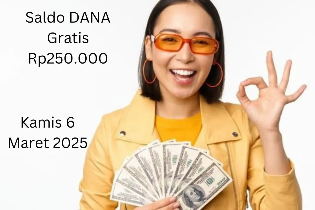 Rekomendasi aplikasi penghasil uang ini bisa hasilkan saldo DANA gratis Rp250.000 masuk dompet elektronik Kamis 6 Maret 2025. (Sumber: Poskota/Gabriel Omar Batistuta)