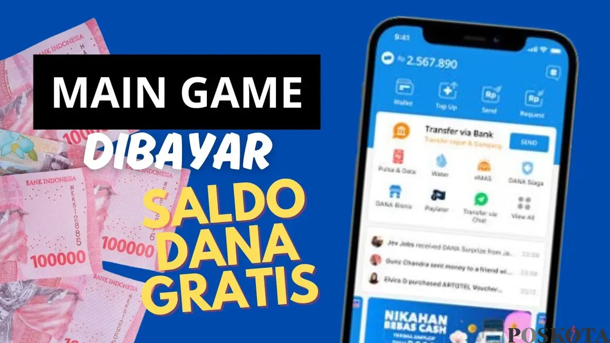 5 Rekomendasi Game Penghasil Uang Terbukti Membayar. (Sumber: Poskota/Neni Nuraeni/DANA)