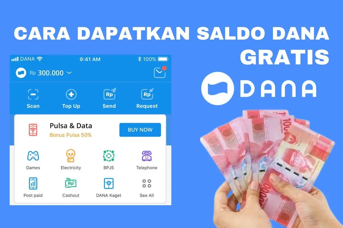 Cara mendapatkan saldo DANA gratis dari aplikasi penghasil uang (Sumber: Poskota/Rivera Jesica Souisa)