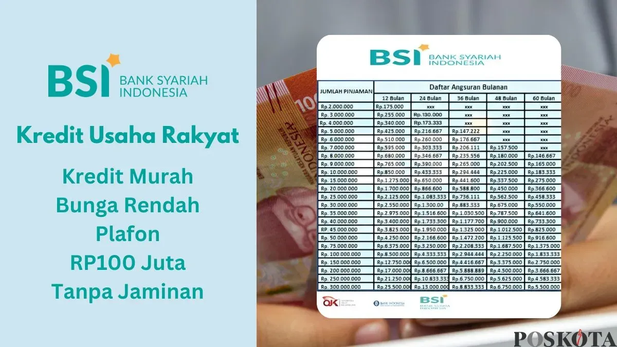 Pinjaman KUR BSI 2025, cek syarat dan pengajuannya. (Sumber: Poskota/Faiz)