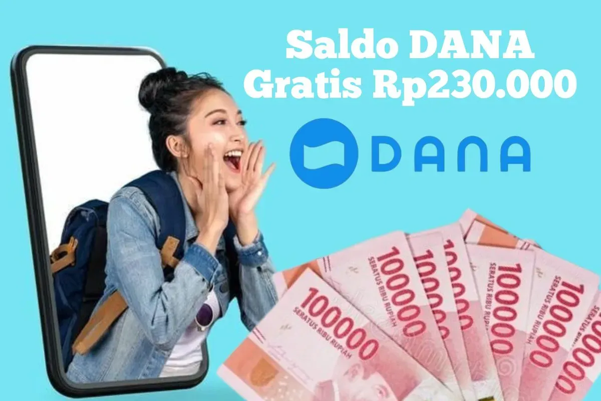 Cara klaim saldo DANA Gratis Rp230.000 masuk dompet elektronik. (Sumber: Poskota/Syania Nurul Lita Baikuni)