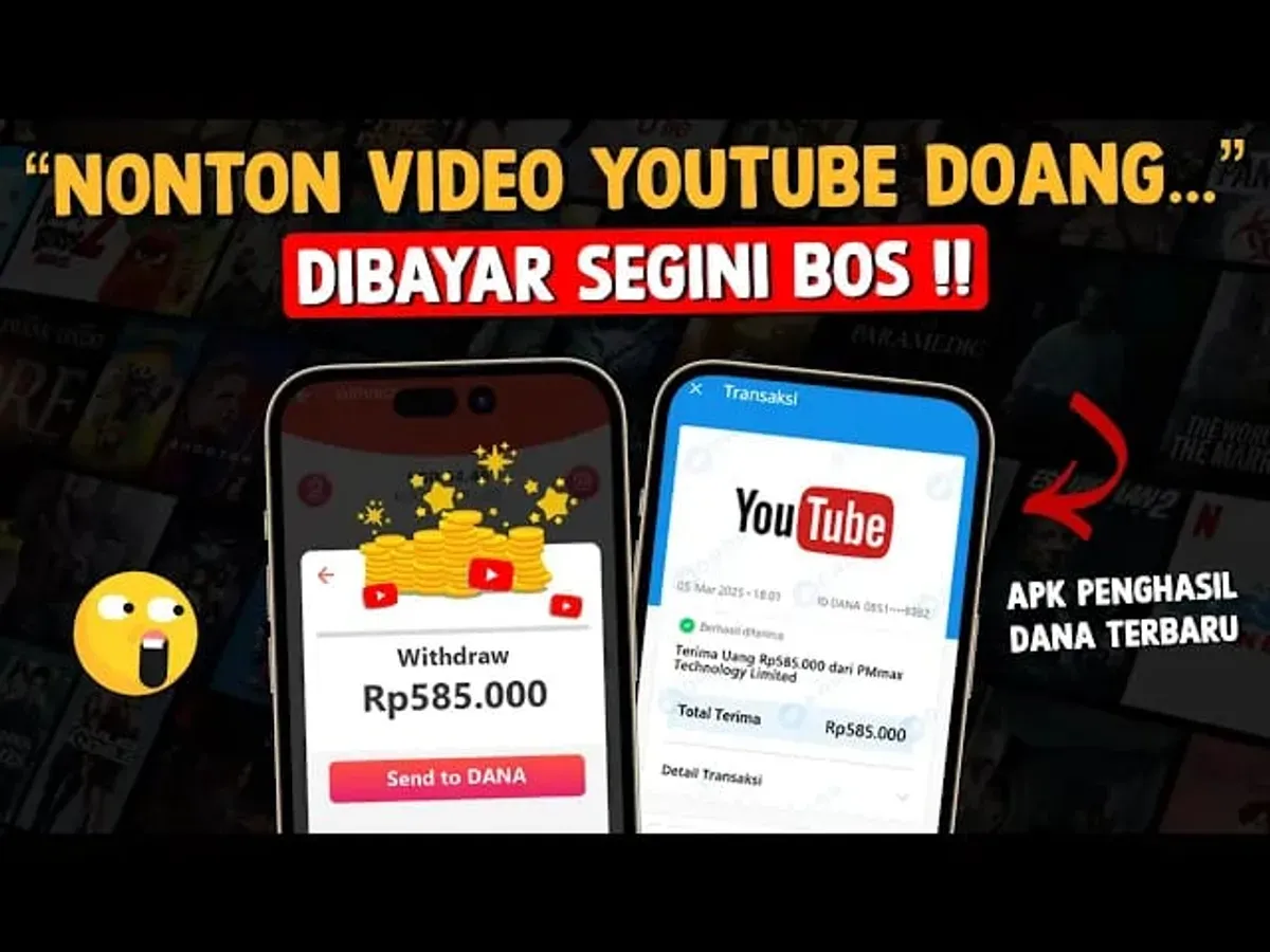 Cukup nonton video pendek dari aplikasi penghasil uang bisa klaim saldo DANA gratis hingga Rp500.000. (Sumber: Tangkapan Layar/YouTube BANG GAPTEK ID)