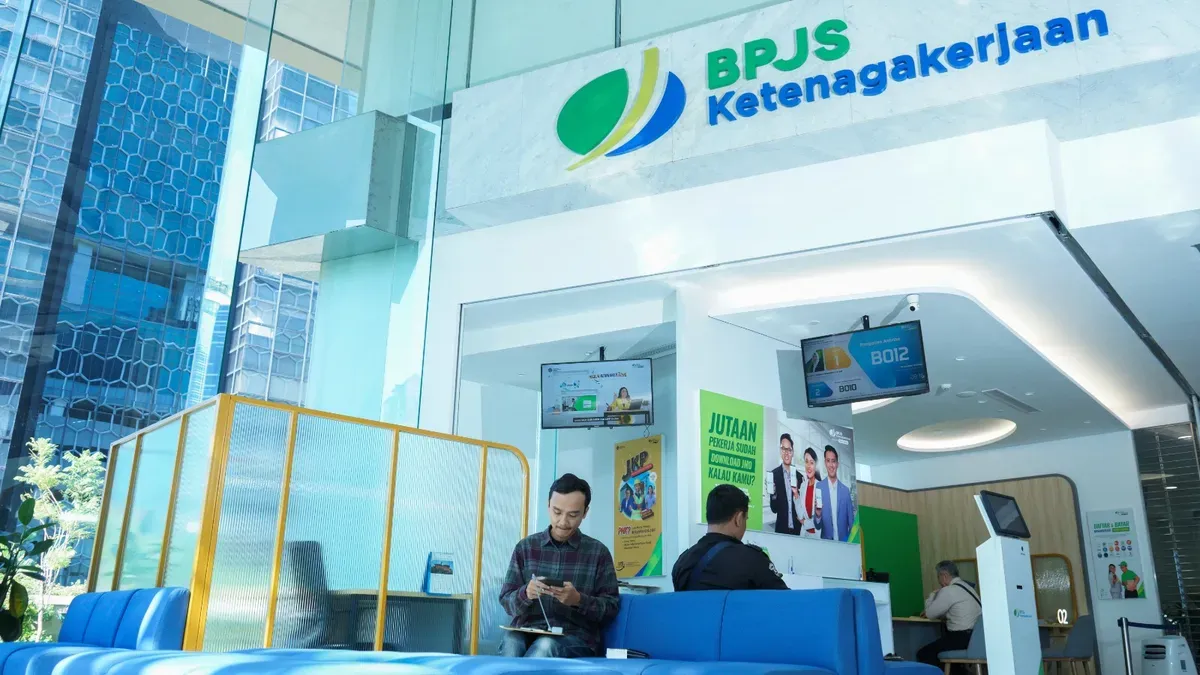 Cara membayar BPJS Ketenagakerjaan melalui aplikasi dompet digital DANA. (Sumber: Dok. BPJS Ketenagakerjaan)