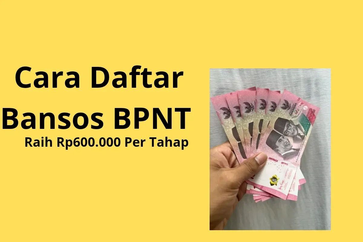 Cara daftar bansos BPNT dengan cara online, raih Rp600.000 per tahap. (Sumber: Poskota/Santi Santika)