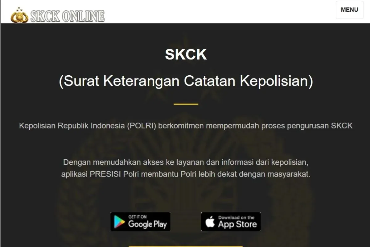 Cara membuat SKCK secara online. (Sumber: SKCK Online)