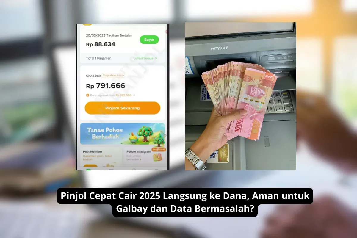 Pinjol terbaru 2025 dengan proses mudah dan cepat. Cair langsung ke aplikasi Dana. (Sumber: Poskota/Yusuf Sidiq)