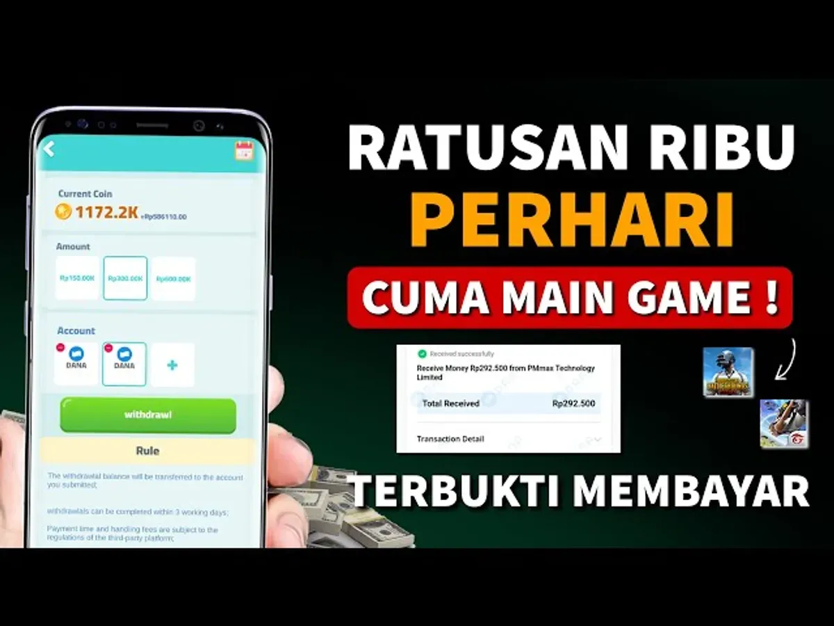 Mainkan game penghasil uang bisa klaim saldo DANA gratis hingga Rp600.000 langsung cair ke dompet elektronik. (Sumber: Tangkapan Layar/YouTube BANG GAPTEK ID)