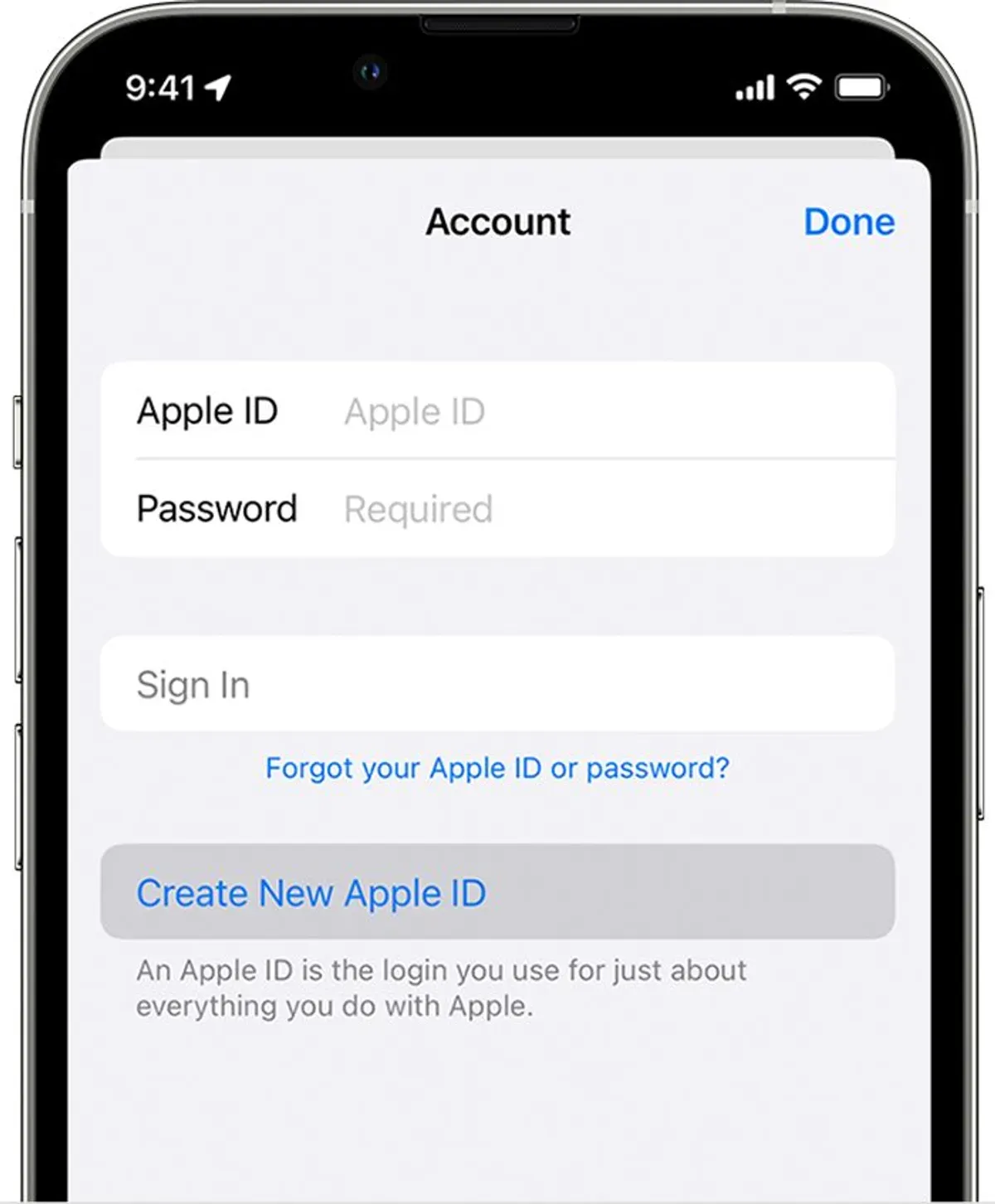 Pelajari cara membuat akun Apple ID gratis menggunakan email aktif. (Sumber: Pinterest/Apple)