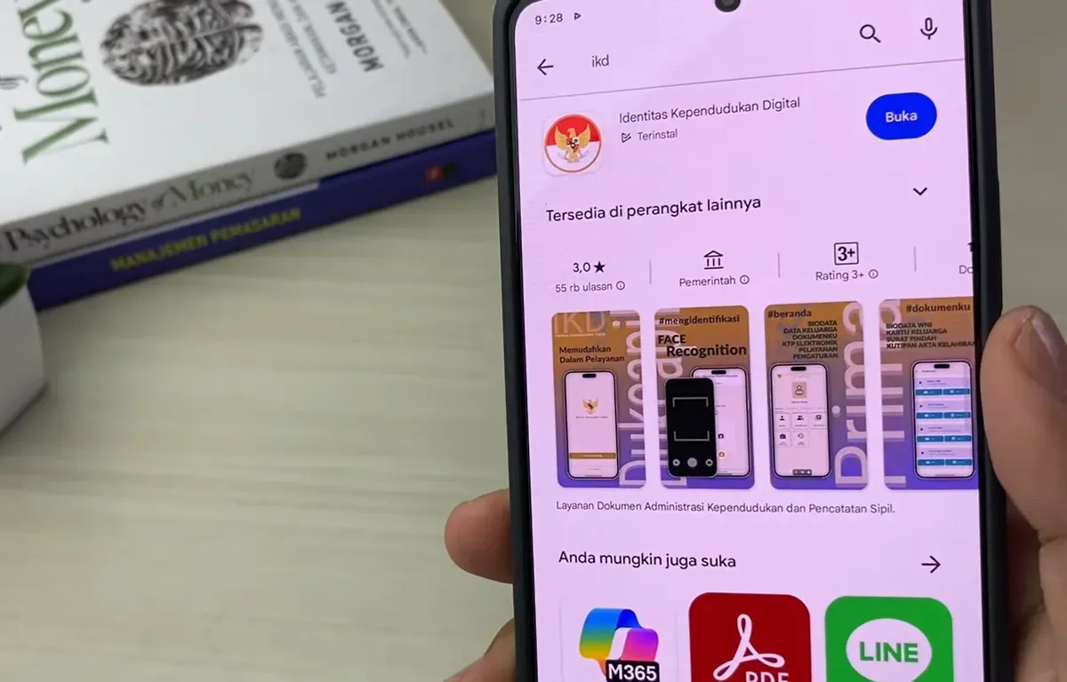 Aplikasi Identitas Kependudukan Digital (IKD) bisa di temukan di Play Store atau App Store. (Sumber: Tangkapan Layar Youtube/from dian)