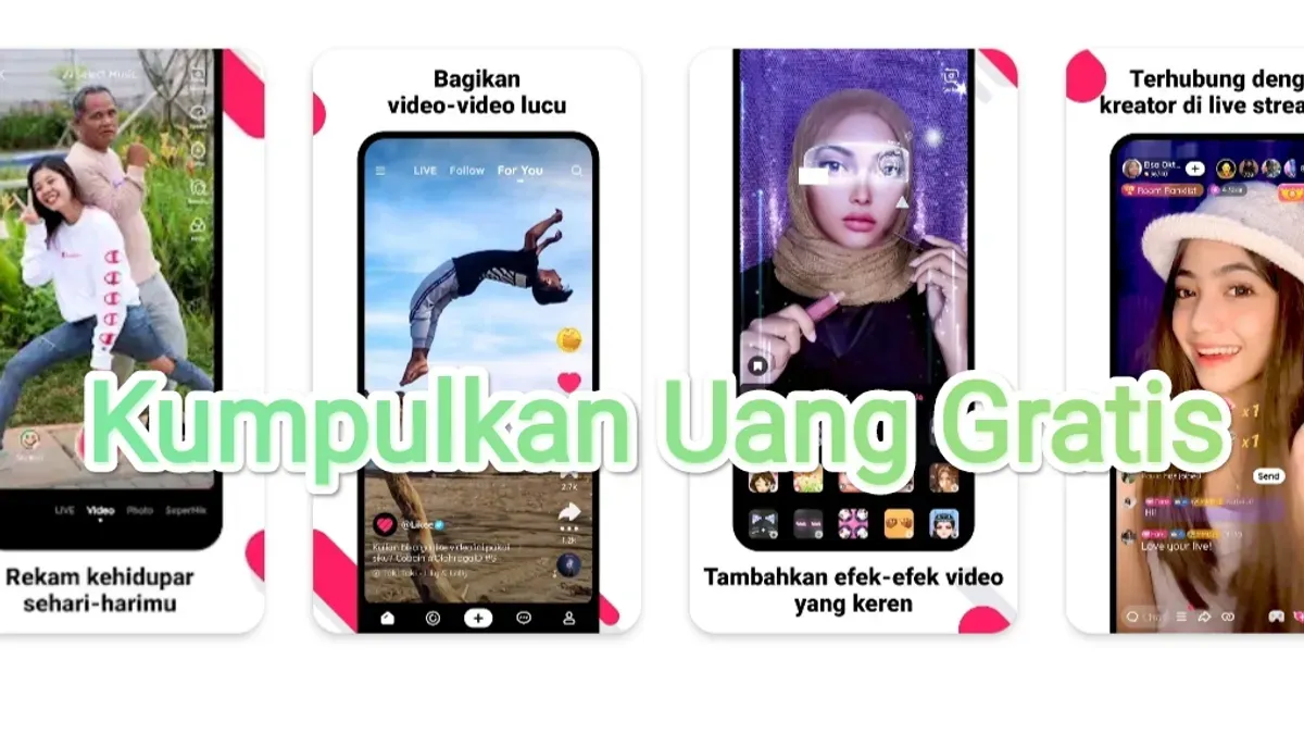 Ilustrasi aplikasi Likee yang memberikan imbalan saldo DANA gratis. (Sumber: (Play Store))