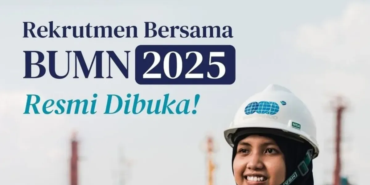  Rekrutmen Bersama BUMN 2025: Langkah awal menuju karier cemerlang di perusahaan BUMN terbaik Indonesia. Segera daftar dan raih kesempatanmu! (Sumber: Dok/fhcibumn.id)