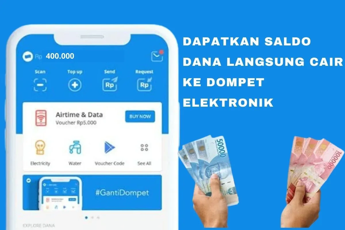 Ambil saldo DANA Gratis dari aplikasi Penghasil Uang (Sumber: Poskota/Rivera Jesica Souisa)