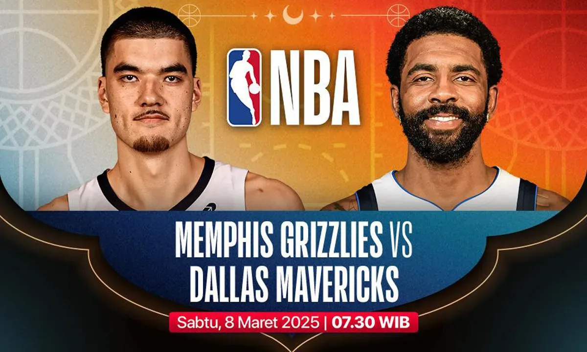 Link live streaming Dallas Mavericks vs Memphis Grizzlies dalam lanjutan kompetisi NBA musim 2024-25. (Sumber: Vidio)