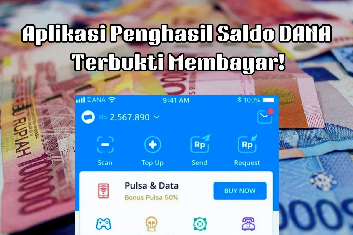 Aplikasi penghasil uang ini terbukti membayar, bisa dicairkan menjadi saldo DANA. (Sumber: Poskota/Adam Taqwa Ganefin)