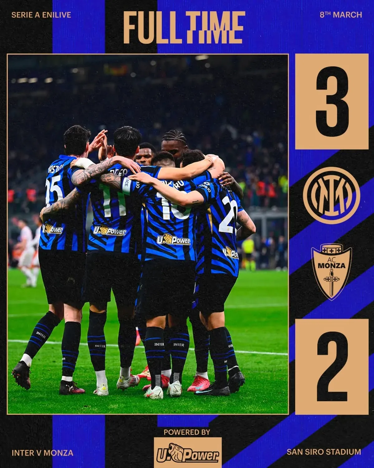 Inter Milan amankan tiga poin dari Monza (Sumber: Ig: @inter)