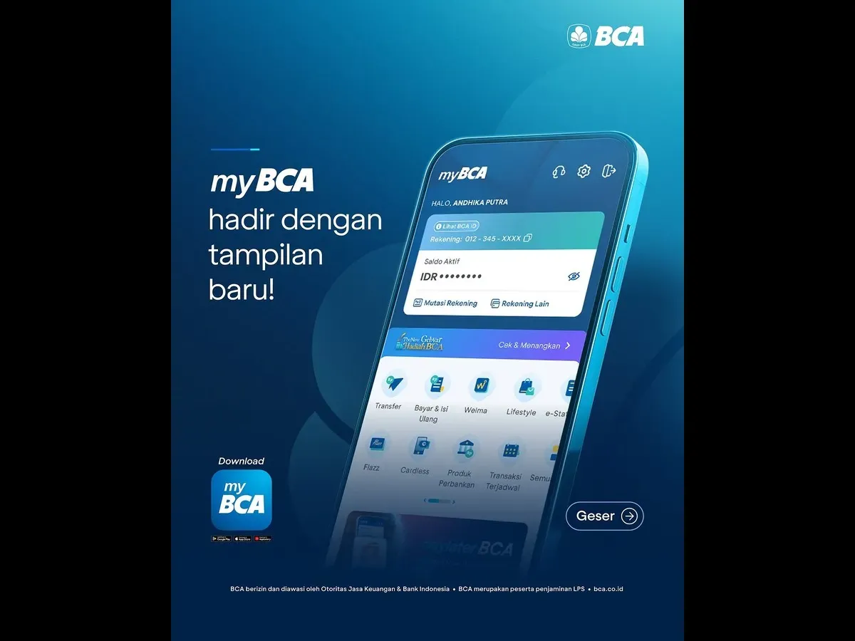 Anda bisa membuka rekening BCA dengan mudah melalu Hp. (Sumber: Instagram: @goodlifebca)