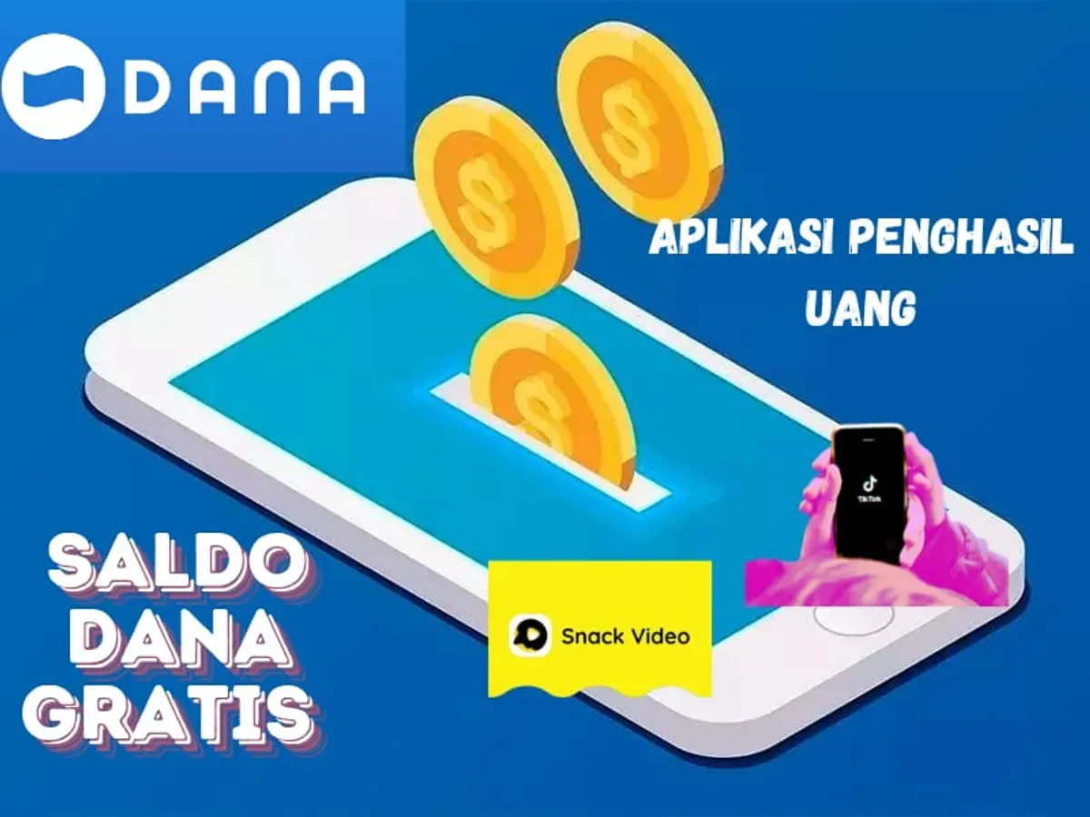 Dapat saldo DANA gratis dari aplikasi penghasil uang. (Sumber: Poskota/Risti Ayu Wulansari)