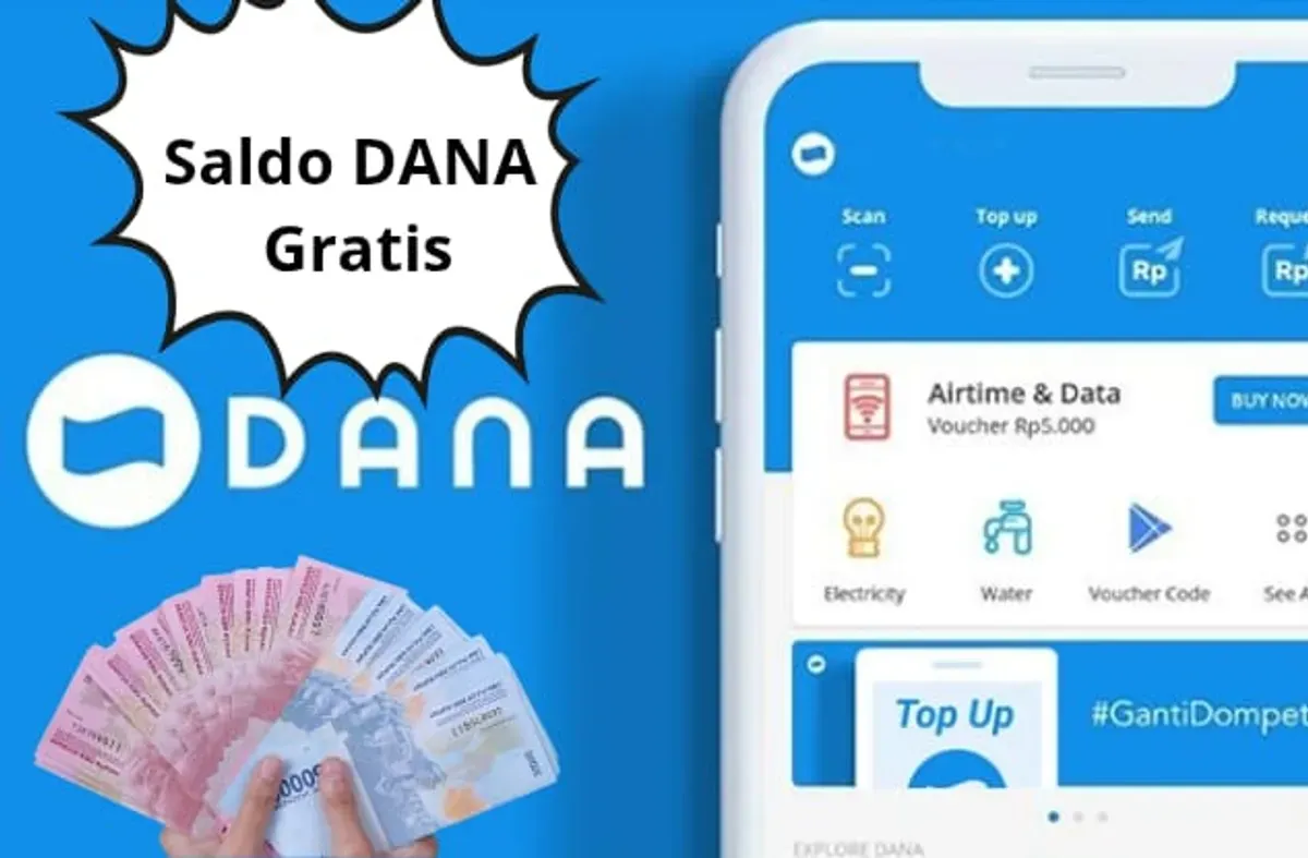 Ini kesempatan untuk Anda untuk dapatkan saldo DANA gratis. (Sumber: Poskota/Risti Ayu Wulansari)