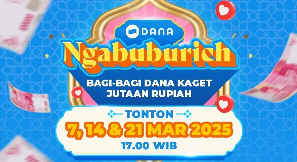 Aplikasi Dana bagi-bagi link DANA Kaget resmi, catat tanggal. (IG Dana)