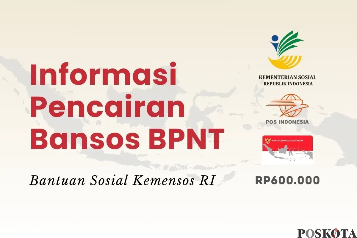 Informasi pencairan bansos BPNT Rp600.000 Tahap 1 Gelombang 2. (Sumber: Poskota/Della Amelia)