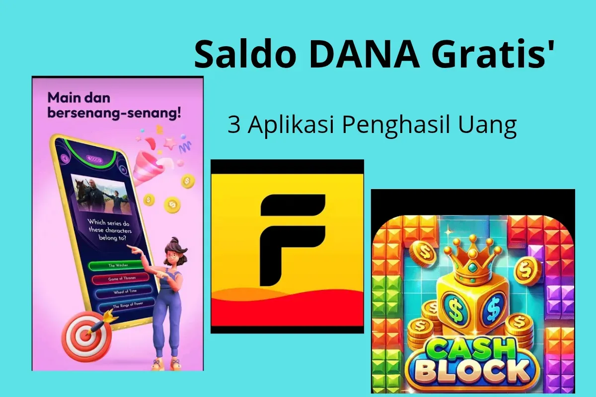 Dapatkan saldo DANA gratis dari aplikasi penghasil uang ini. (Sumber: Play store/edited Santi Santika.)