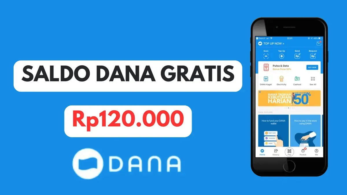 Saldo DANA Gratis Rp120.000 cair langsung, cek tutorial klaimnya di sini (Sumber: Poskota/Herdyan Anugrah Triguna)