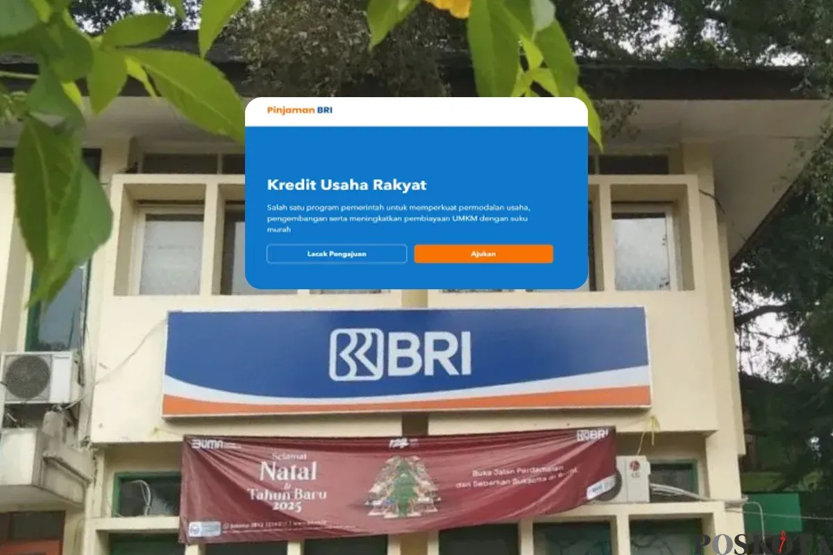 Pinjaman Kredit Usaha Rakyat (KUR) Bank Rakyat Indonesia (BRI) 2025. (Sumber: Poskota/Faiz)