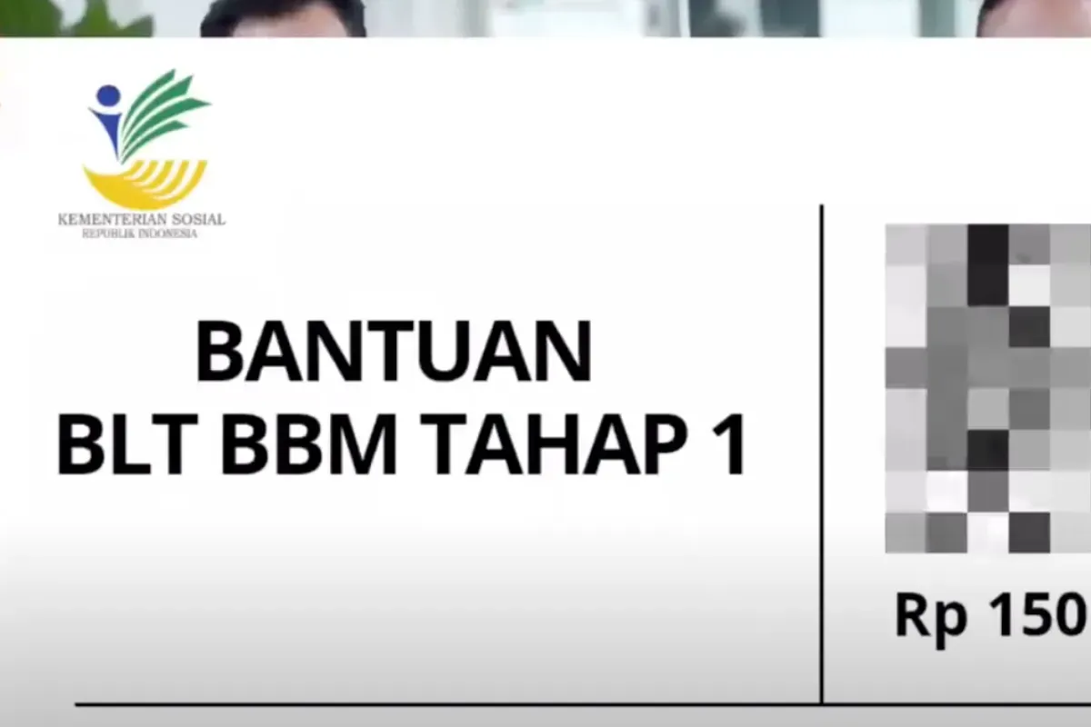 Ilustrasi penyaluran bantuan BLT BBM. (Sumber: YouTube/ Naura Vlog)