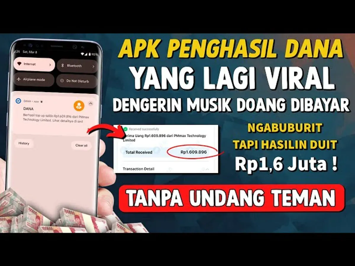 Begini Cara Mendapatkan Saldo Dana Gratis Hanya dengan Streaming Musik di Aplikasi Penghasil Uang Givvy Radios. (Sumber: Tangkapan Layar/YouTube BANG GAPTEK ID)