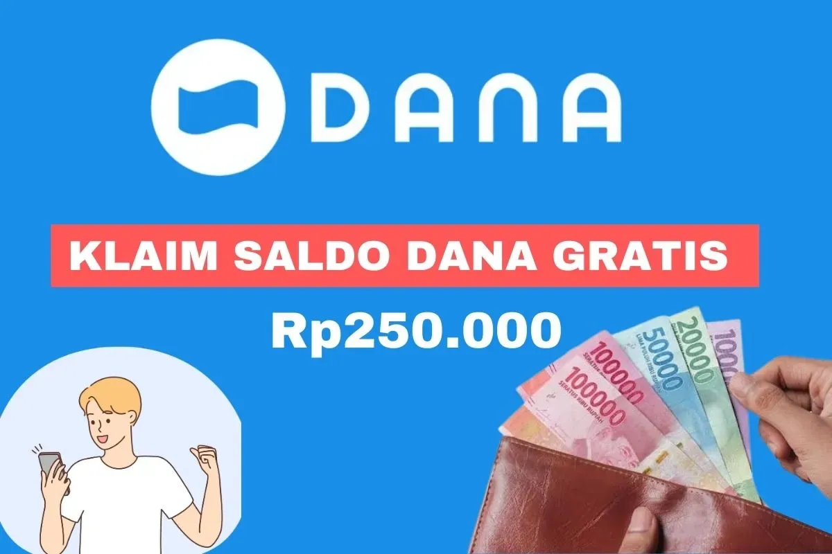 Segera klaim saldo DANA gratis dari aplikasi penghasil uang (Sumber: Poskota/Rivera Jesica Souisa)