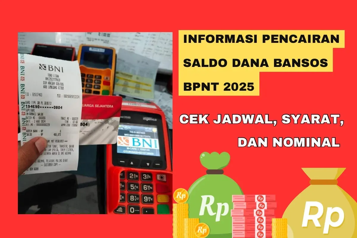 Ilustrasi pencairan saldo dana Bansos BPNT (Sumber: Poskota/Rivera Jesica Souisa)