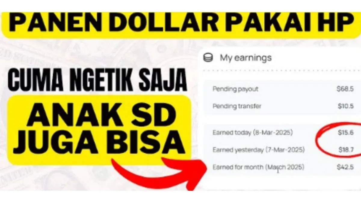 Mulai menghasilkan uang gratis hanya dengan mengetik di HP. Coba aplikasi penghasil saldo DANA dan nikmati proses withdraw yang mudah. (Sumber: YouTube/@Kerah Kuning)