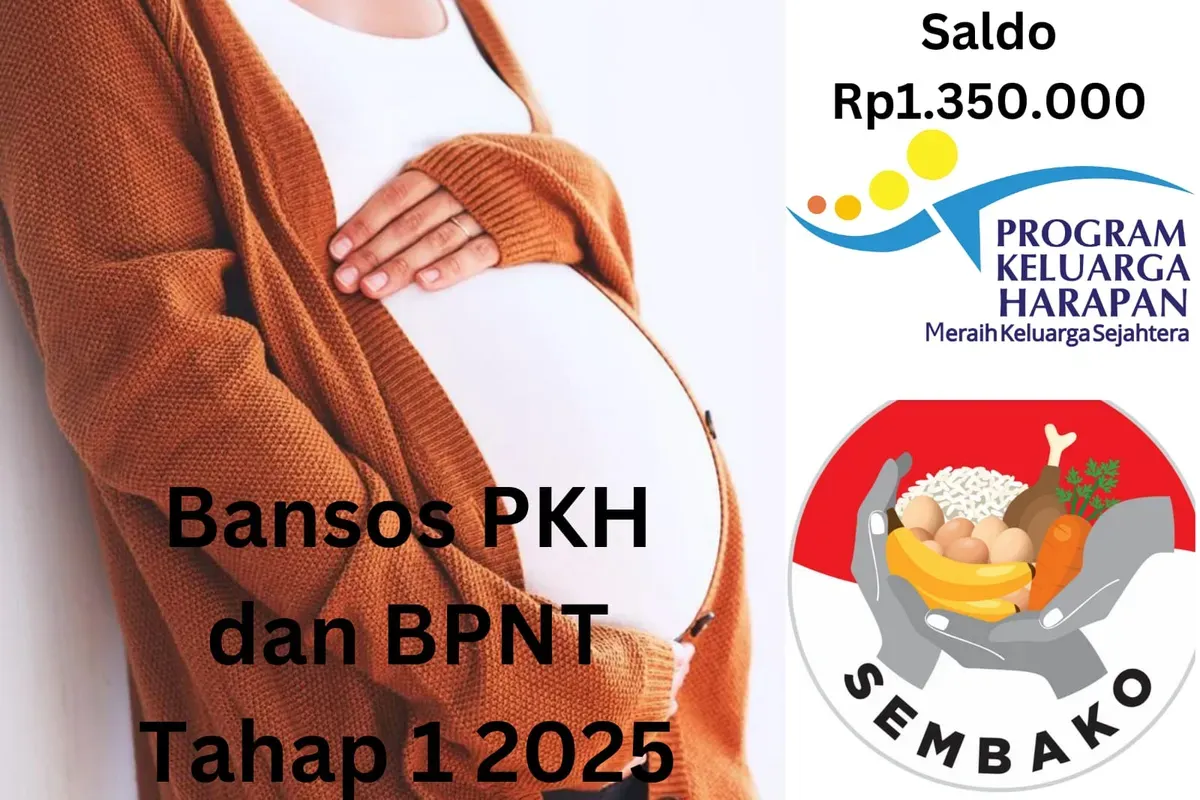 Saldo dana Rp1.350.000 dari bansos PKH dan BPNT tahap 1 2025 telah cair. (Sumber: Poskota/Gabriel Omar Batistuta)